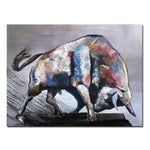 tableau taureau contemporain