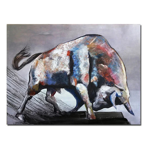 tableau taureau contemporain