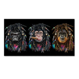 tableau trois singes