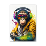toile singe musique