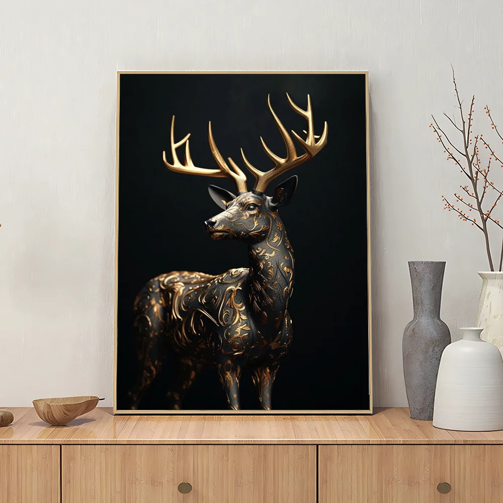 oeuvre d'art cerf