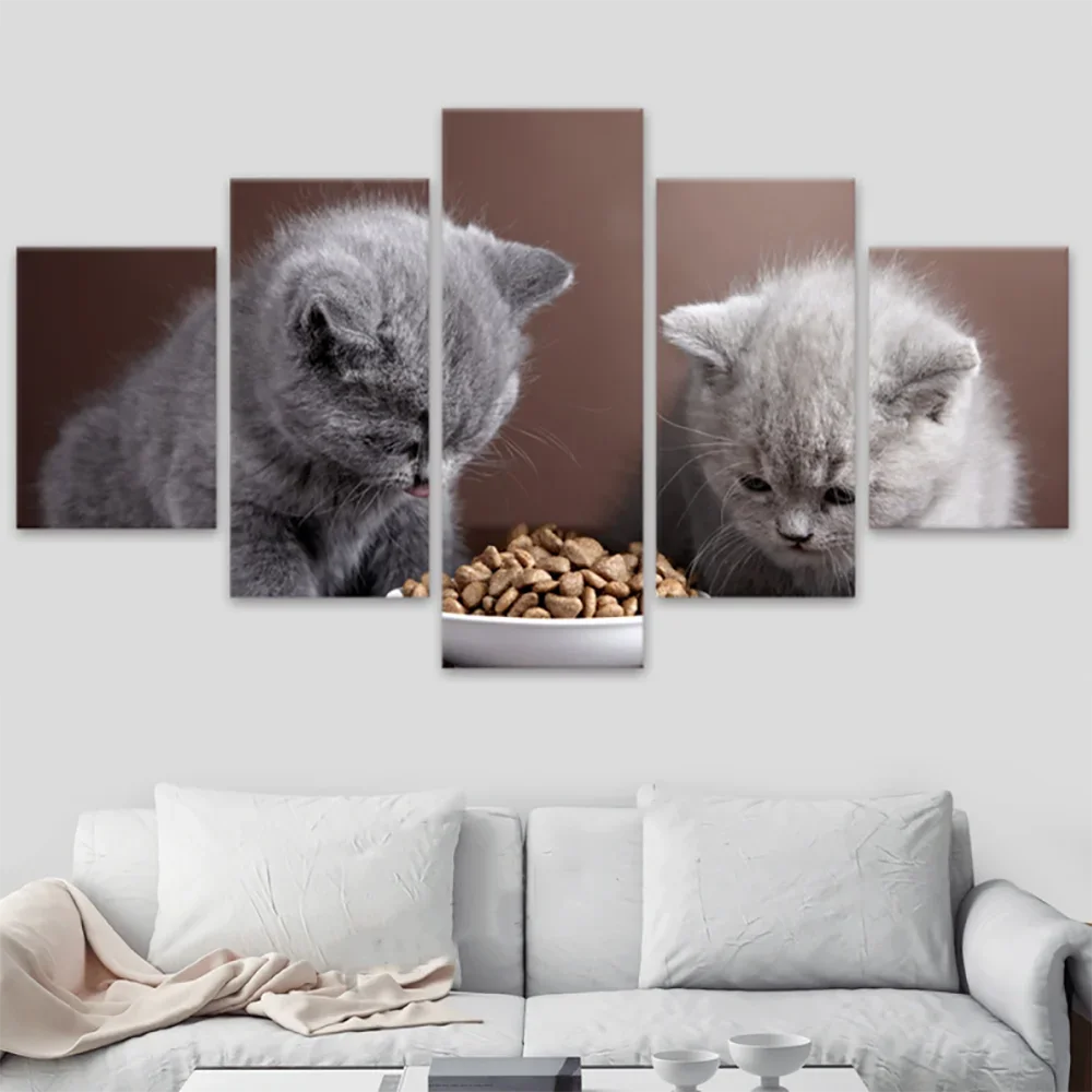tableau chat gris