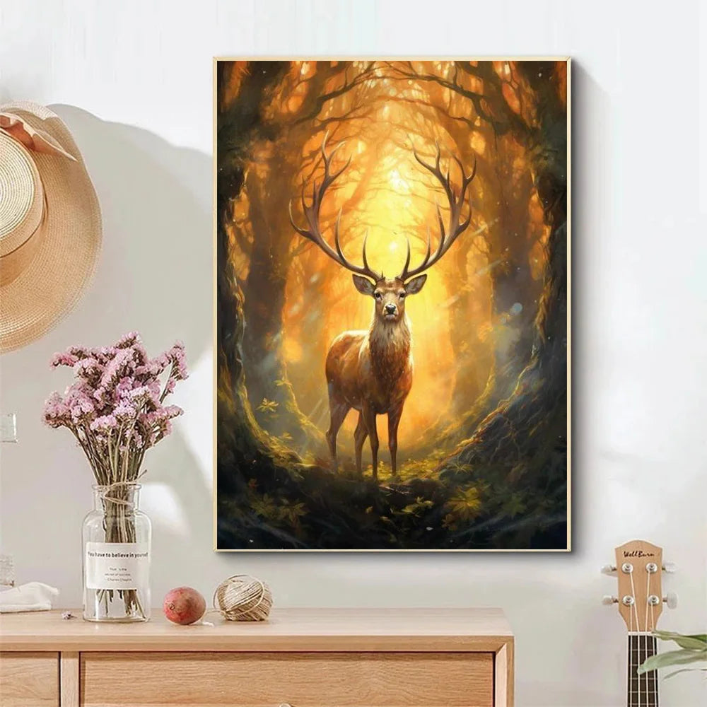 tableau cerf