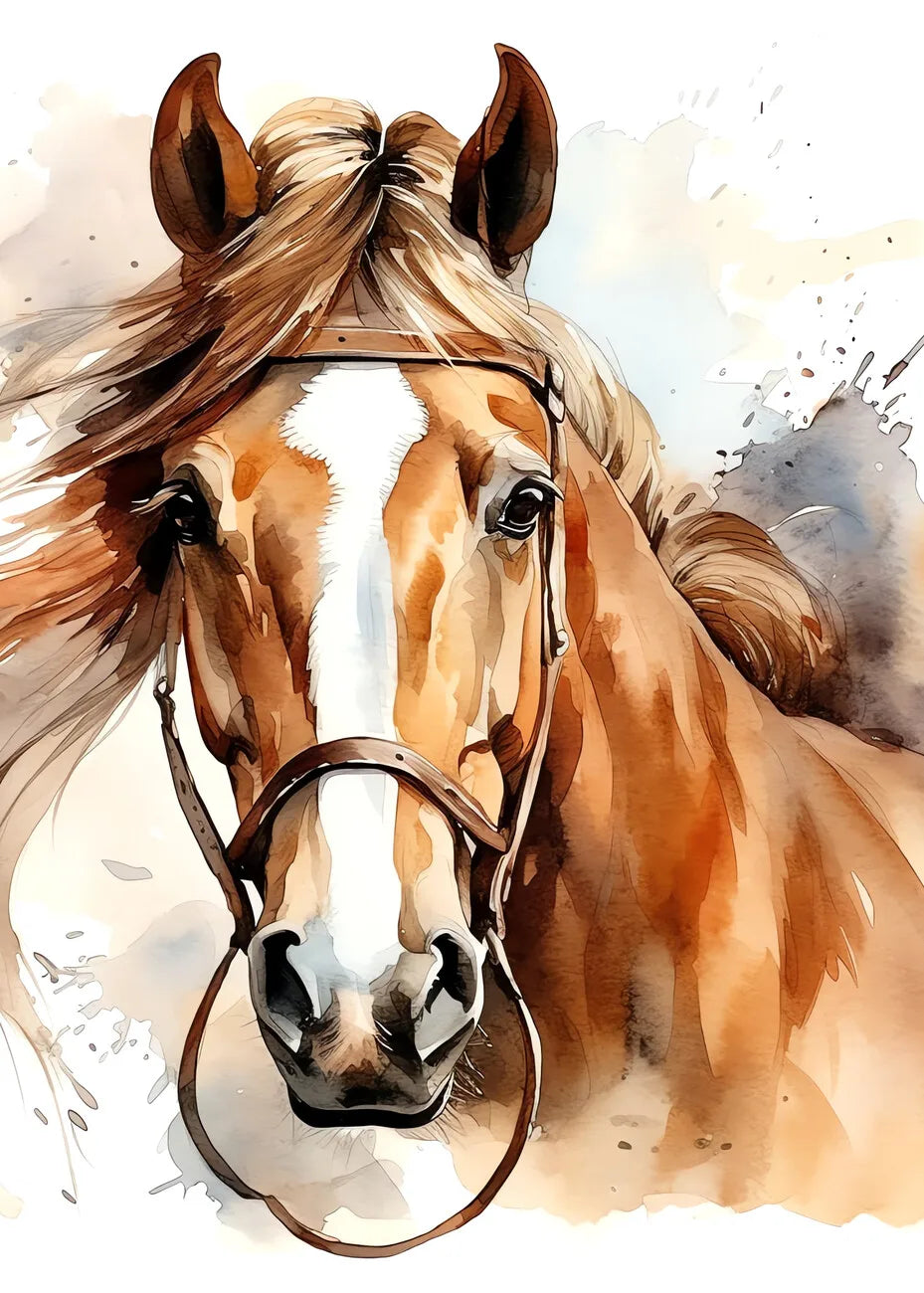 cheval toile