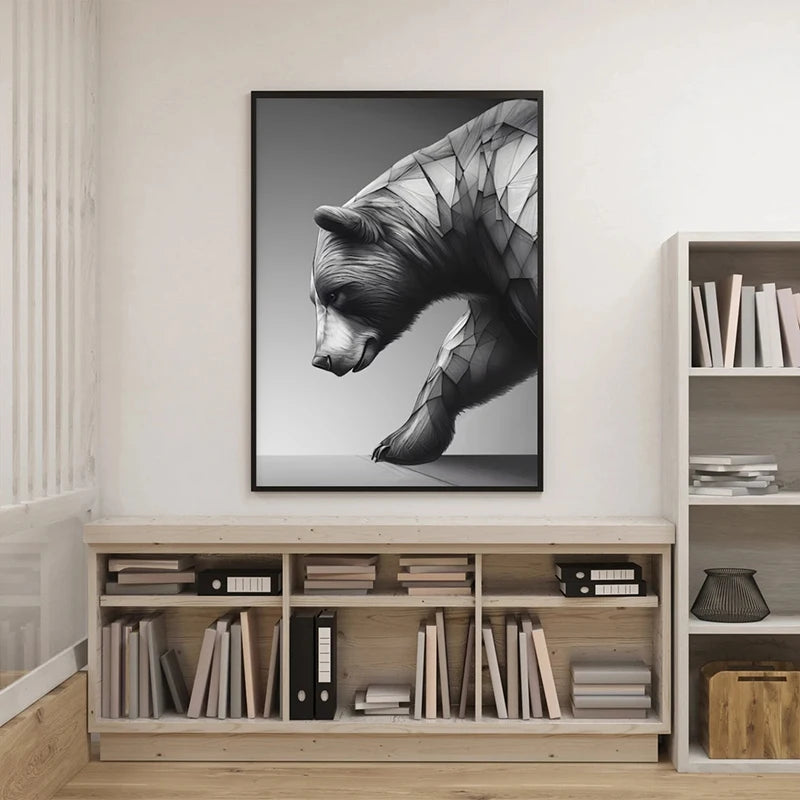 tableau ours décoratif