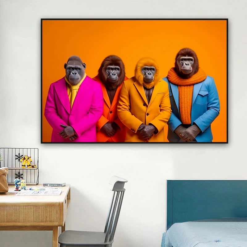 tableau de singe