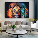 toile lion