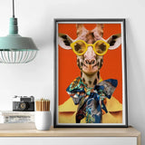 tableau girafe
