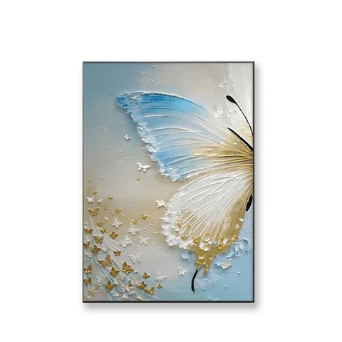 tableau papillon relief