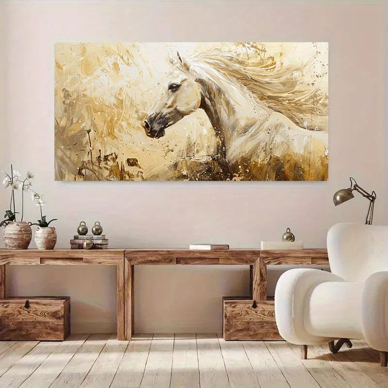 peinture tableau cheval