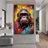 tableau singe pop art