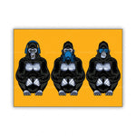 tableau les trois singes