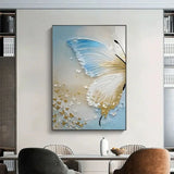 oeuvre d'art papillon relief