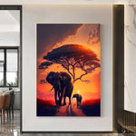 tableau éléphant