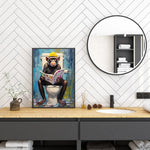 cadre deco singe