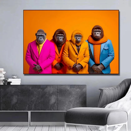 tableau de singe