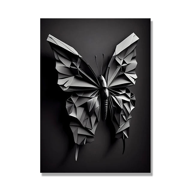 tableau origami papillon