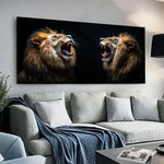 cadre art lion