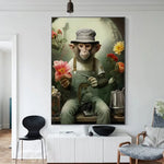 tableau singe