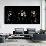 toile 3 singes