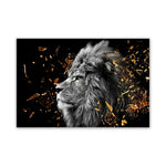 tableau sur toile lion